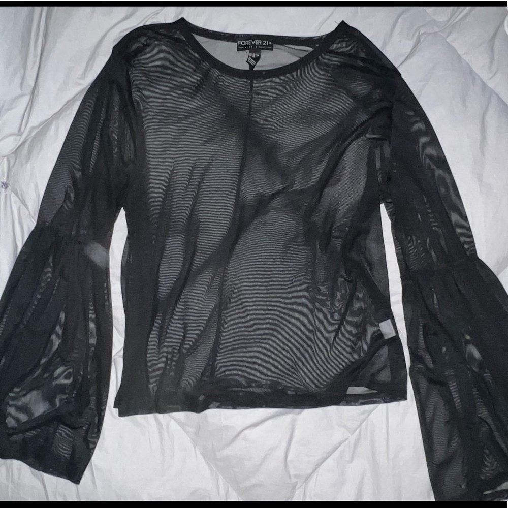 Forever 21 sheer long sleeve